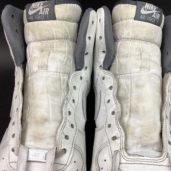 Nike Air Force 1-Men\'s Sz 11.5 -High Charcoal-White Basketball Shoes- CD0910-100 main image 6